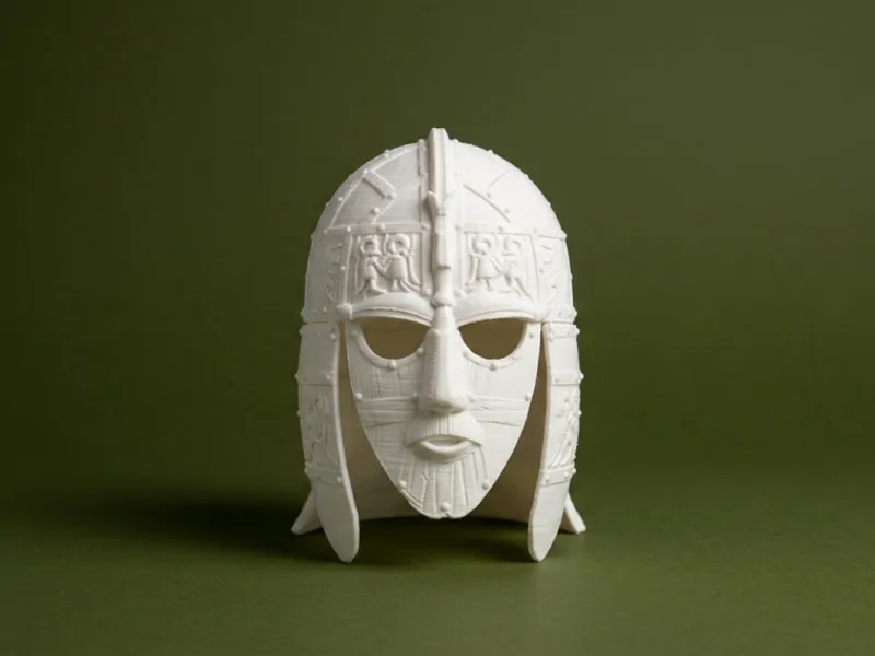 サットン・フーの兜 3Dモデル