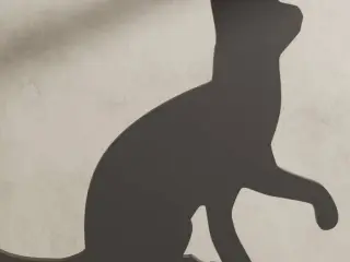 Cat Silhouette – Hangable / Freestanding Ornament