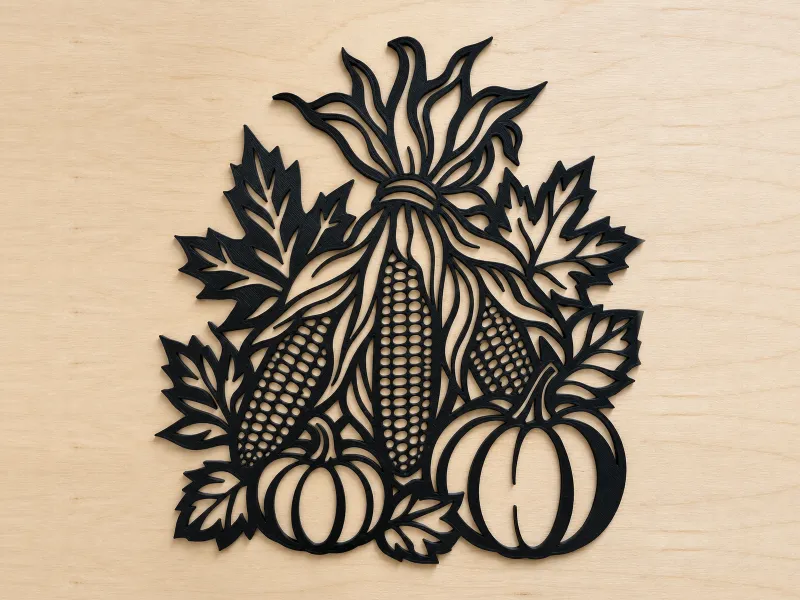 Fall Harvest Corn wall art home decor