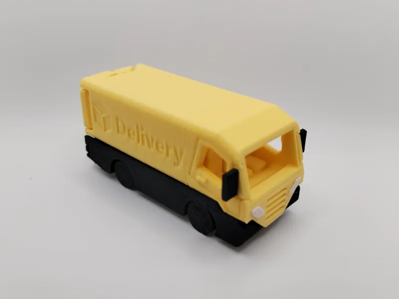 Lieferwagen - Öffnende Türen - Print-in-Place-Teile