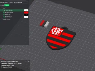 Chaveiro Flamengo