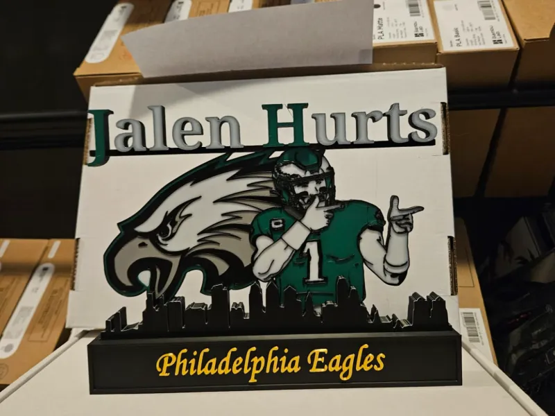 NFL - Présentoir Philadelphia Eagles Jalen Hurts