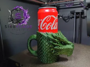 Forest Dragon Can Holder