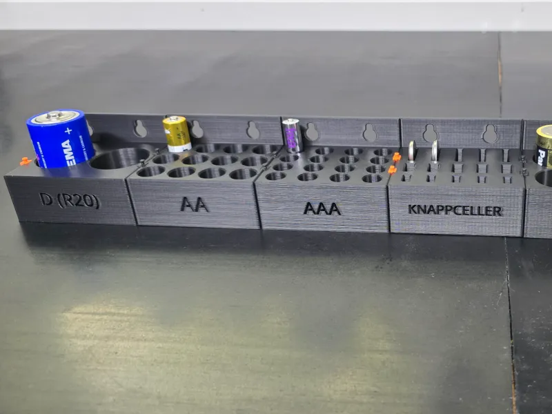 モジュラーバッテリーシステム – AA、AAA、C、D、9Vおよびボタン電池