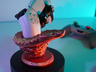 Golden Dragon Snake Controller Stand