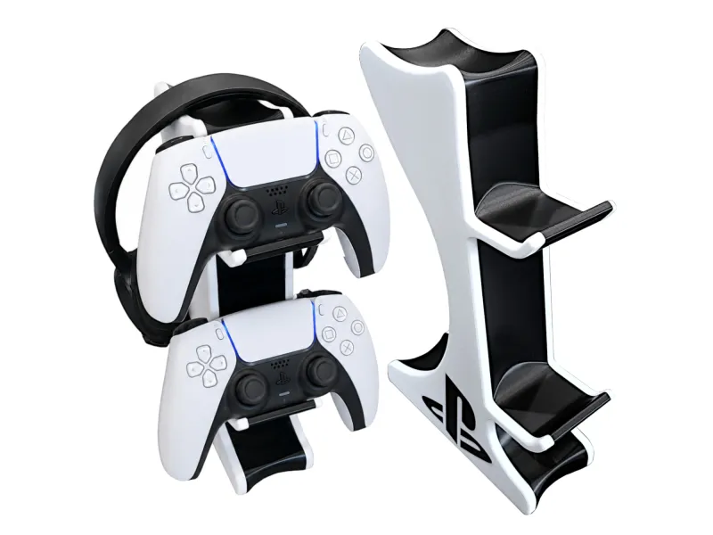 Suporte Multicolorido para Controle e Headset de PS5 e PS4