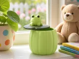 Frog Lily Trinket Box - Cute Lily Pad Storage-0