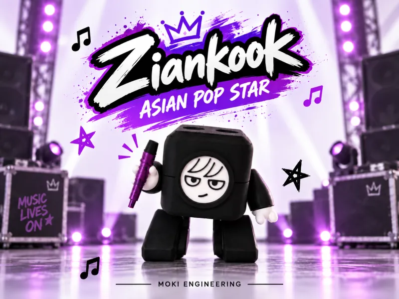 ZIANKOOK - Asian Pop Star Moki