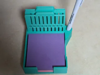 Sticky Note Holder with Stencils