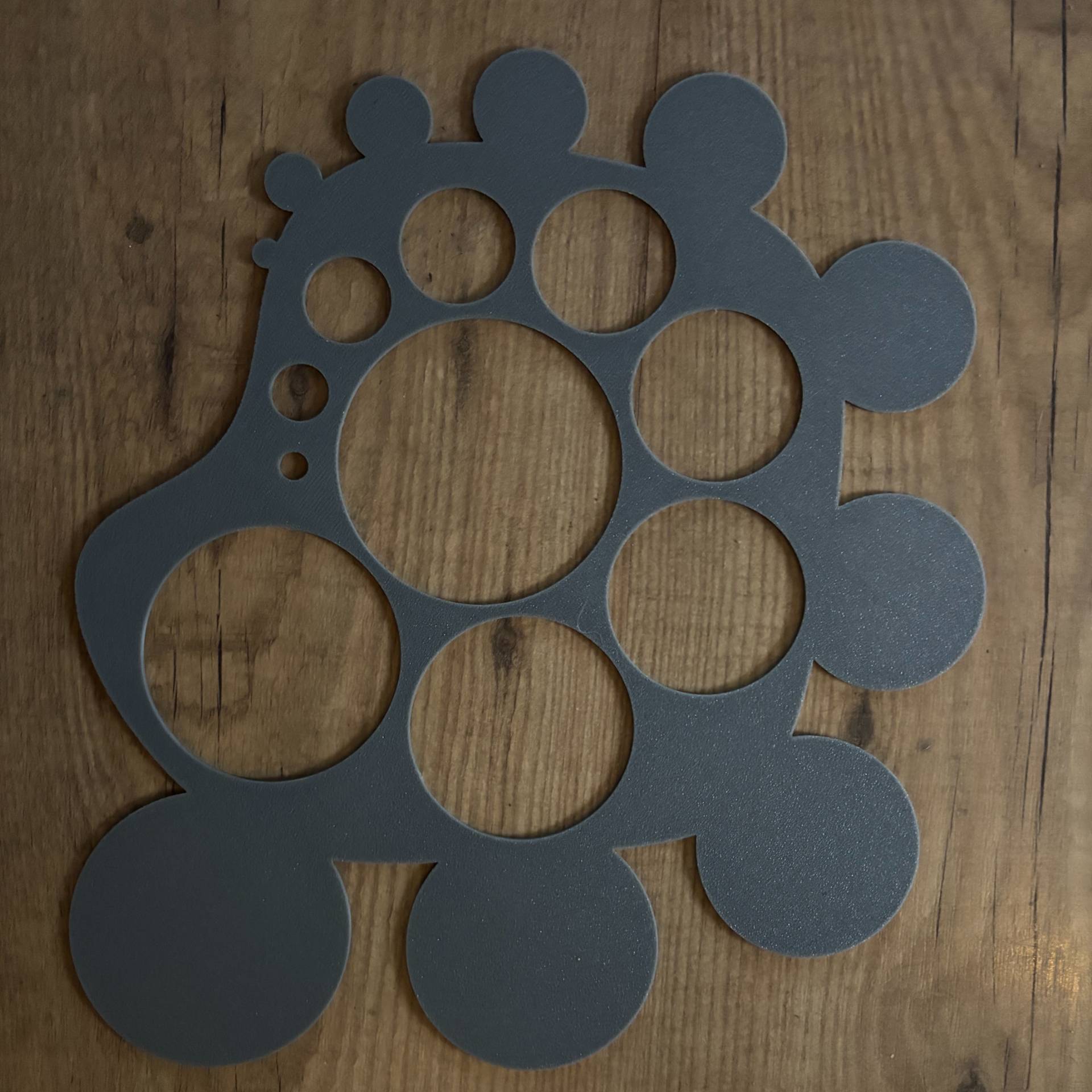 Circle Stencil Adjust to your liking and print.