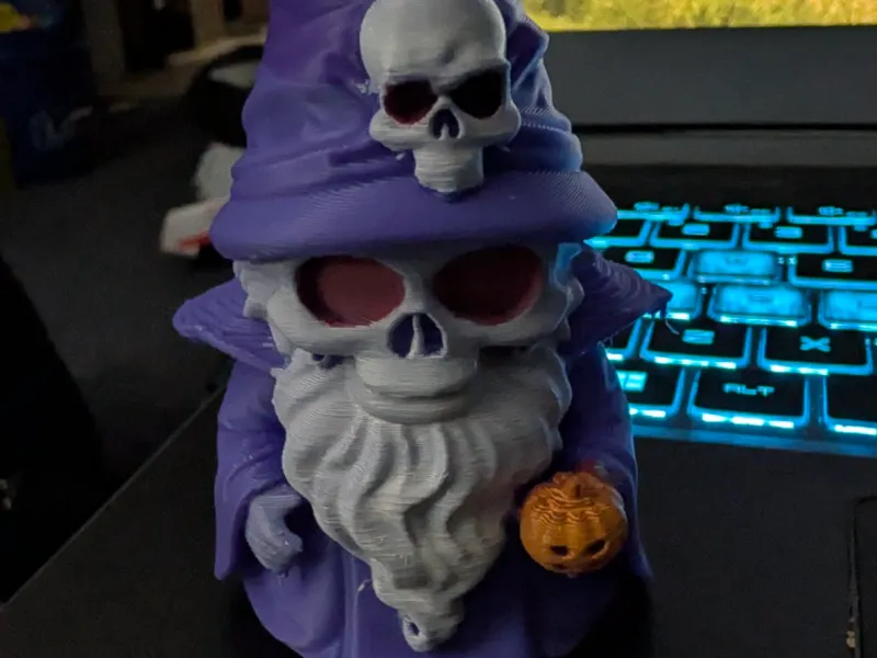 GNOME SKELETON WIZARD & WITCH