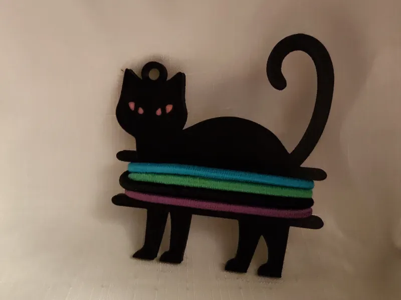 cat ponytail hair tie