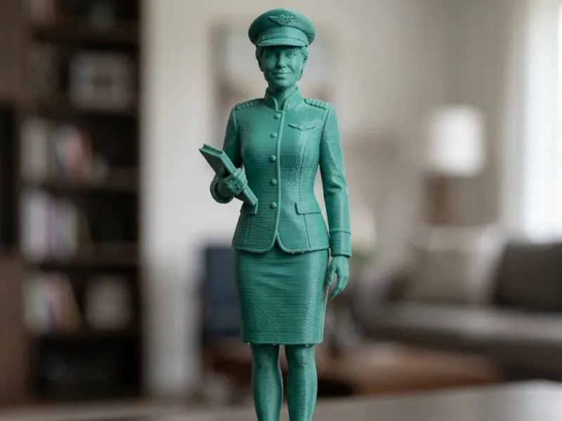 Teal Airline Pilot