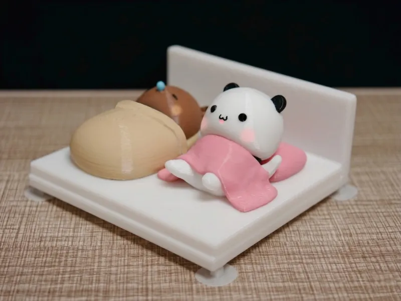 情侣熊系列-睡不着踢被子一二（Couple Bear-bed Kick quilt Yier）