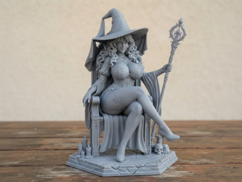 Sorcière en Dentelle Gothique