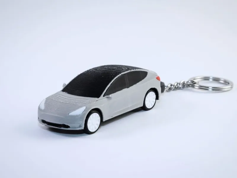 Tesla Model 3 Keychain