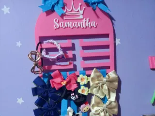 Customizable Bow and Ribbon Organizer - CROWN EDITION