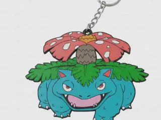 Pokémon Venusaur 3D Print Keychain