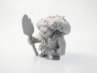 Maui Figurine Cartoons Animation 3D Printable