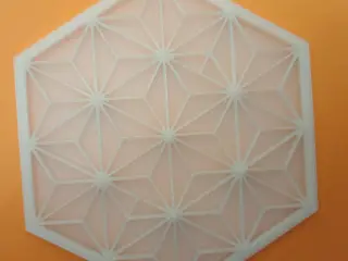 Box Hexagonal Kumiko Style