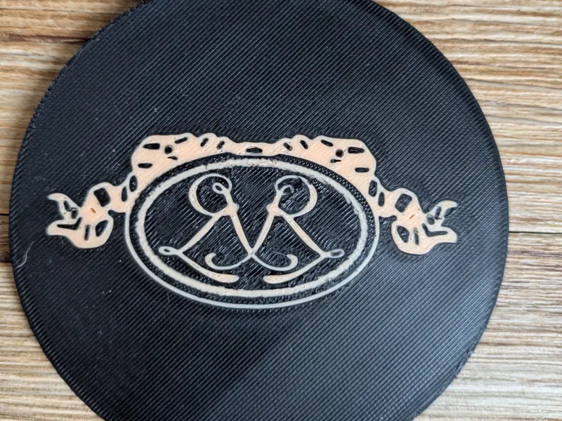 Glazen onderzetter Renault 1899