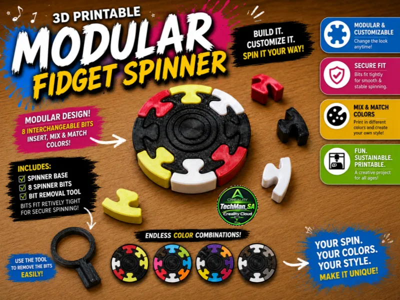 Modular Fidget Spinner
