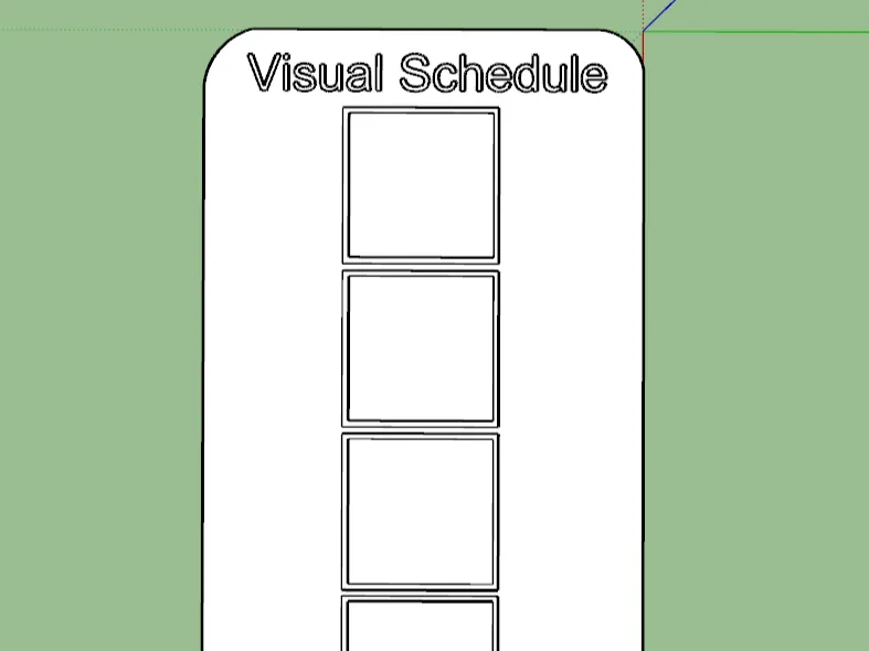 Student Visual Schedule AM/PM