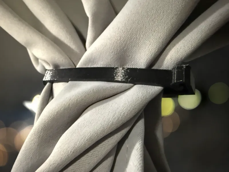 卡扣式窗帘夹 – 小号与中号绑带