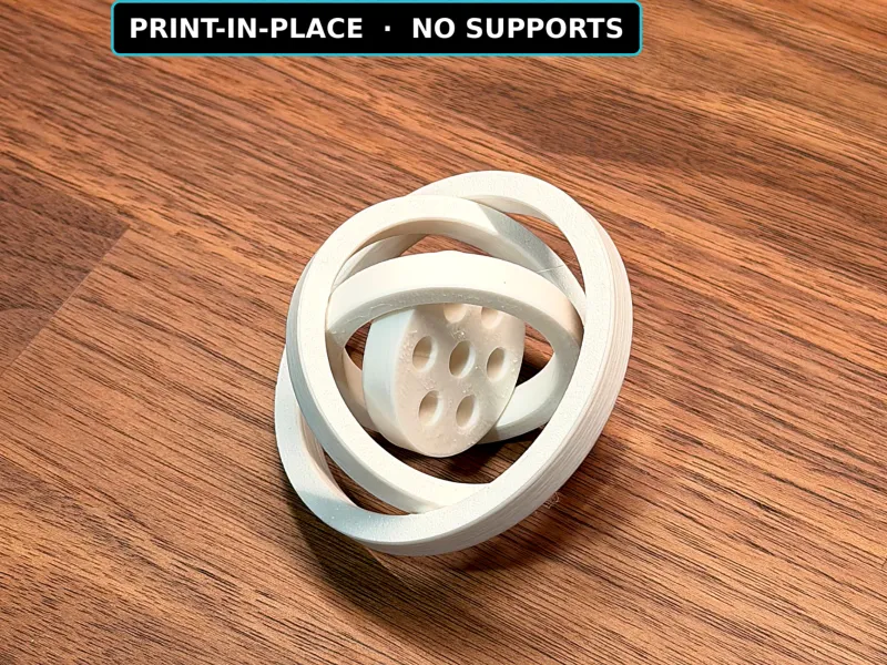 Gyro Nest — Three-Ring Gimbal Fidget