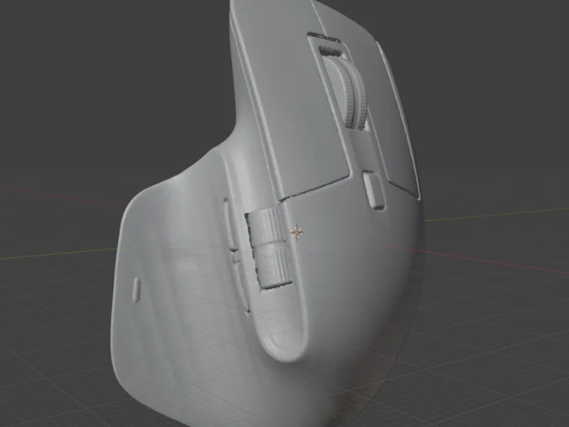 Logitech MX Master 3S - High-Precision 3D Scan (STL File)
