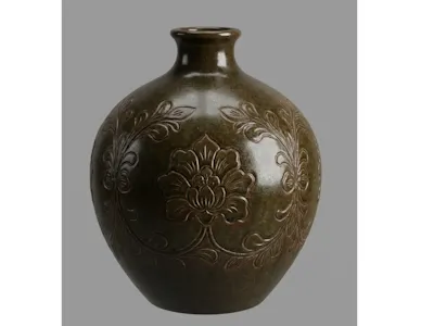 Blumenvase Mittelalter groß