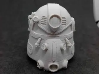 Power Armor Helmet Fallout Inspired Statue Figure