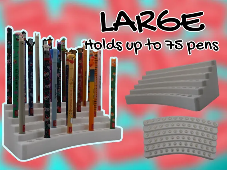 3D Printed Pen Stand Designed to fit Legami Erasable Pens