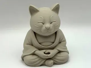 Zen Cat Buddha
