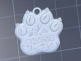 Étiquette de collier pour chat-0