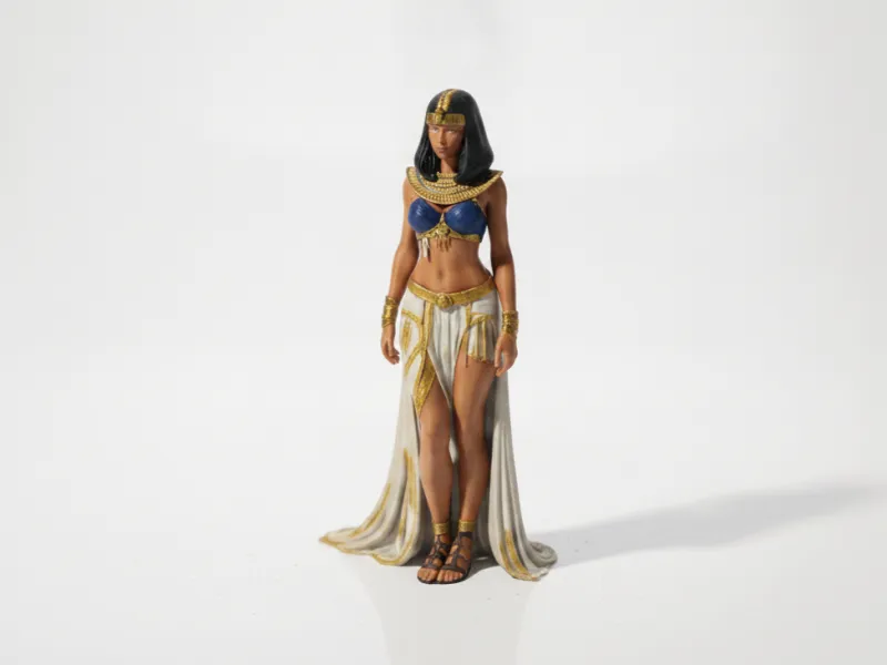 Egyptian Princess Figurine Female Fantasy 3D Printable