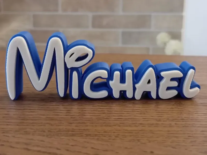 Michael  Disney name decorative