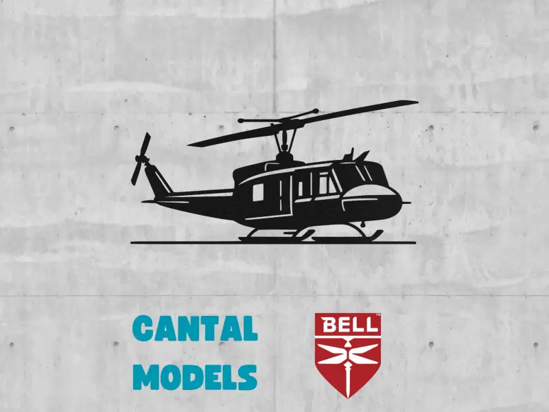 BELL UH-1 IROQUOIS | 2D WALL ART