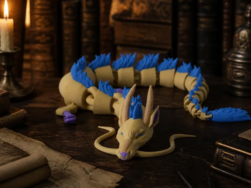 Haku Flexi-Drache - Chihiros Reise ins Zauberland Gelenkige Sammlerfigur