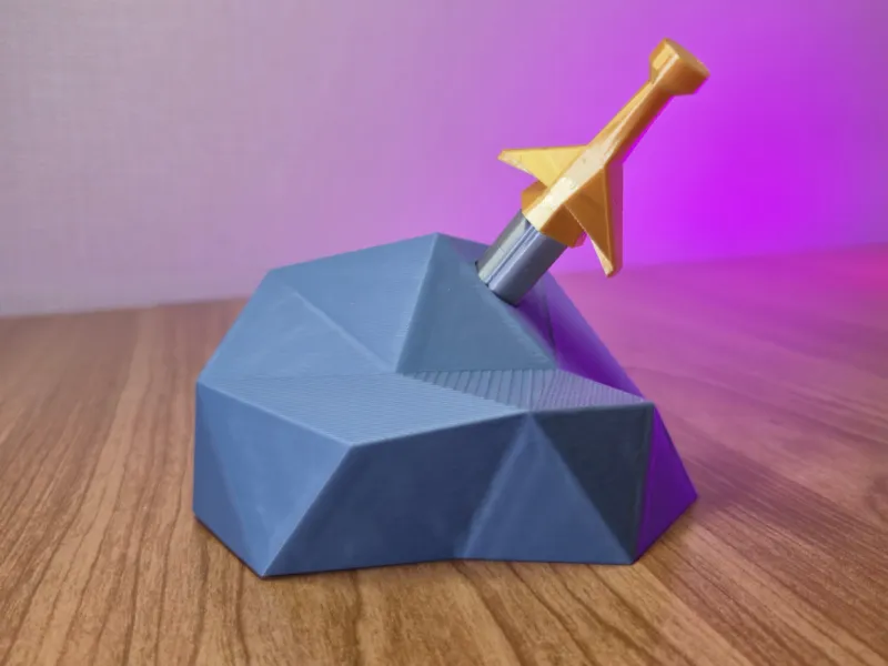 Sword in the Rock Fidget Button