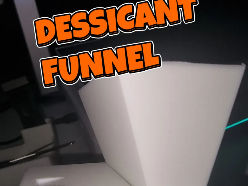 Silica Funnel for CFS Lite Dessicant Box With Sliding Door