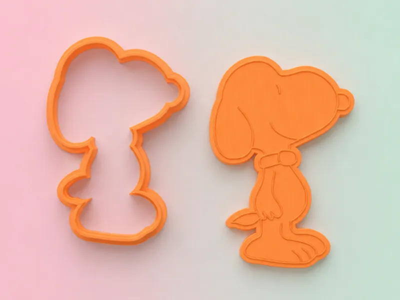 Snoopy cookie cutter