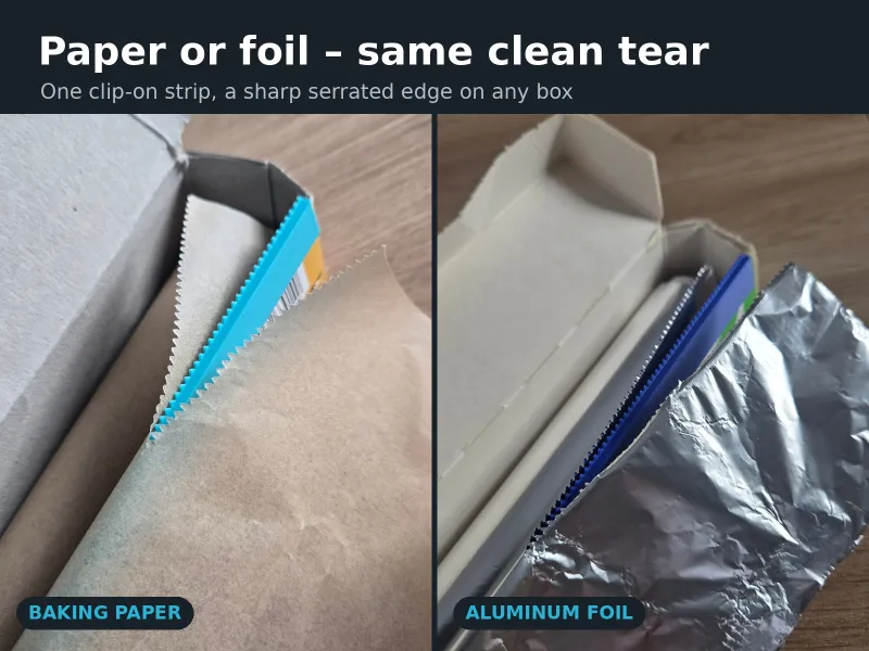 Clip-On Foil Cutter – Aluminum Foil & Parchment