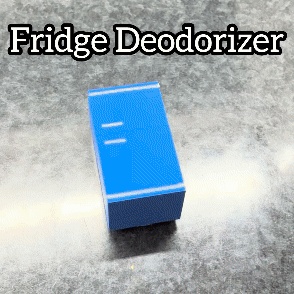 Fridge Deodorizer – Mini Fridge-Shaped Odor Absorber-0