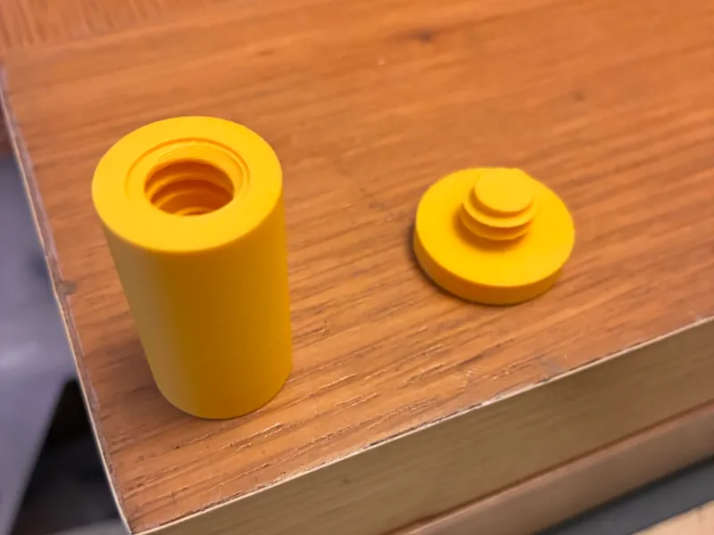 lead holder peg hidden screw