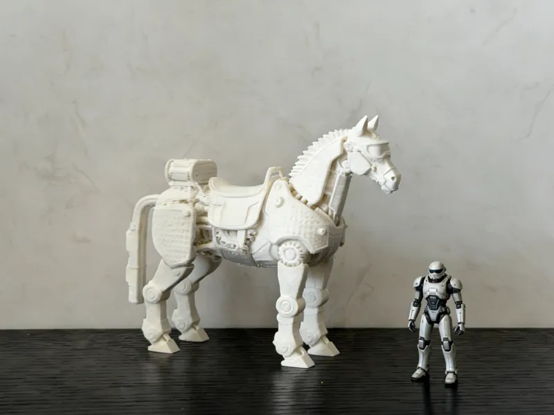Mechanisches Kriegspferd  Futuristische Sci-Fi