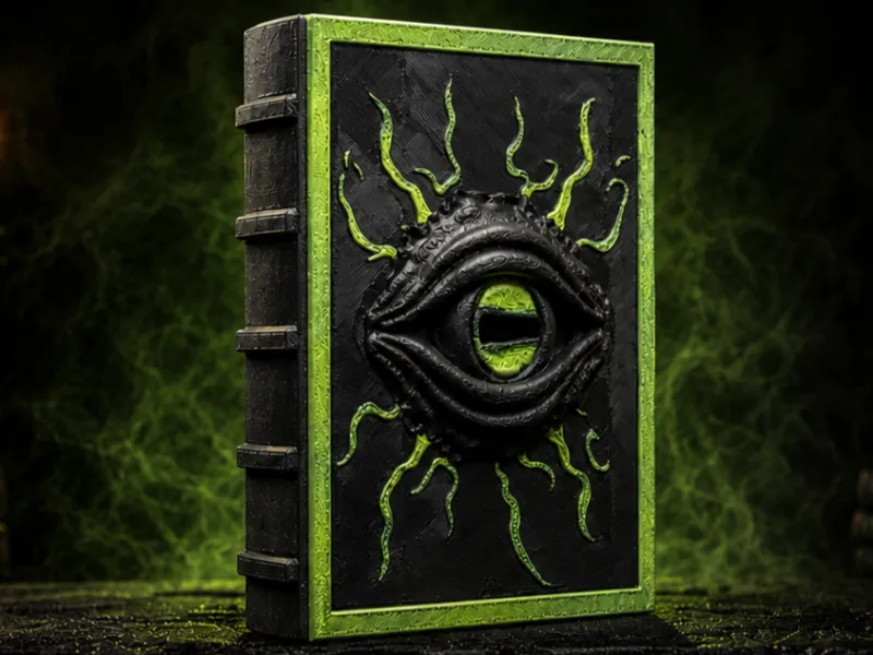 The Grimoire of Doom - Halloween Decor Glowing