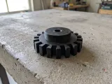 Functional Spur Gear — Keyed Bore, Hub & Lightening Holes-0