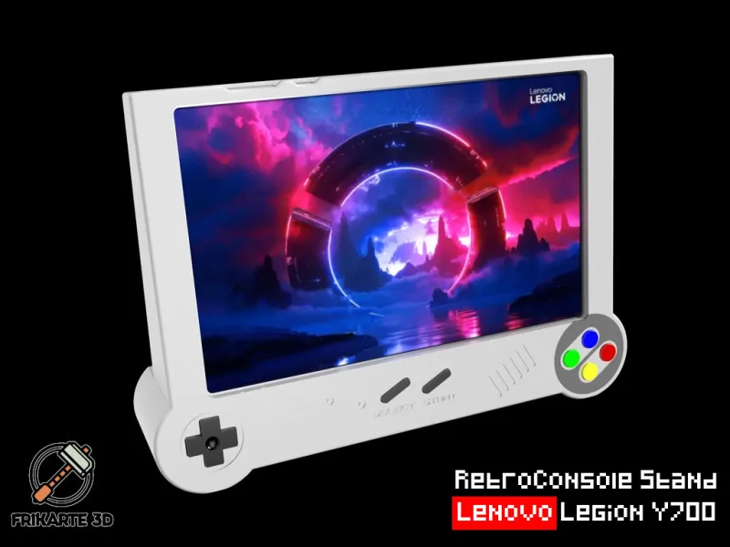 🎮 RetroConsole Stand – Lenovo Legion Y700 Gaming Stand