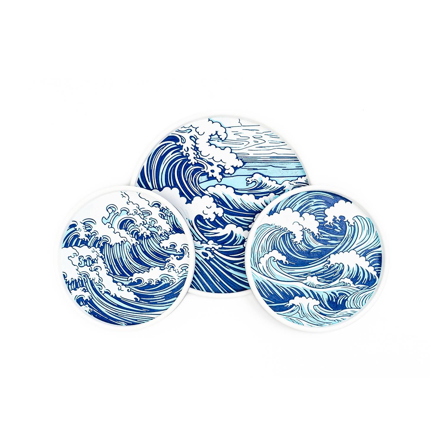 Wave Round Tray
